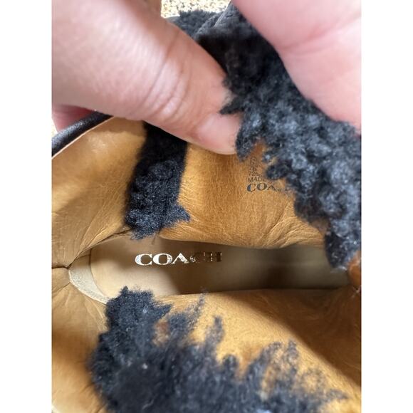 Coach Black Ankle Boots with Brown Sole - Picture 11 of 11